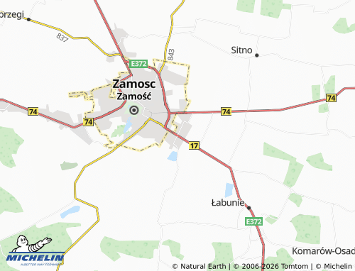 Carte MICHELIN Kalinowice - ViaMichelin