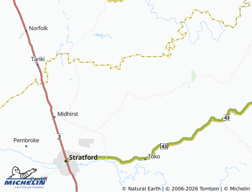 Mapa MICHELIN Te Popo - ViaMichelin
