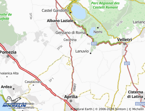 MICHELIN-Landkarte Monte Giove - ViaMichelin