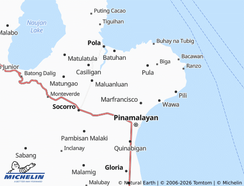 MICHELIN Bacungan map - ViaMichelin