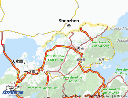 Mapa MICHELIN ngau dei - ViaMichelin