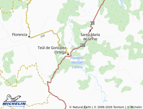 MICHELIN El Saltito map - ViaMichelin