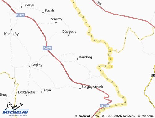 MICHELIN-Landkarte Karabağ - ViaMichelin
