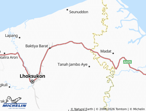 MICHELIN Arongan Lise map - ViaMichelin