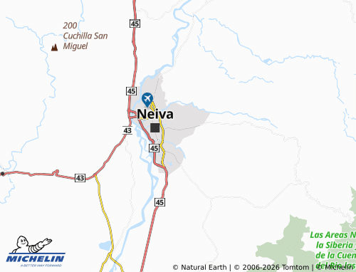 Carte MICHELIN San Carlos - ViaMichelin