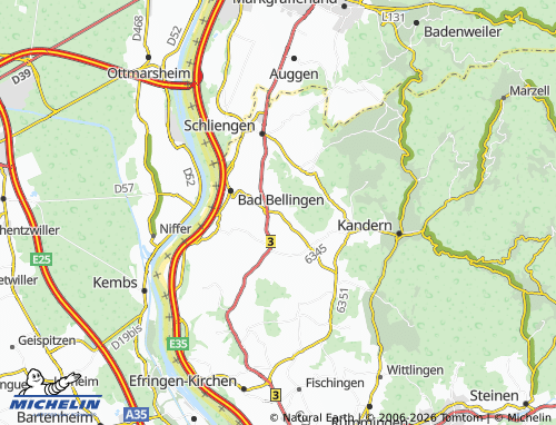 Mapa MICHELIN Hertingen - ViaMichelin