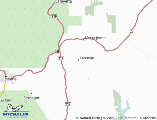 Mapa MICHELIN Freeman - ViaMichelin