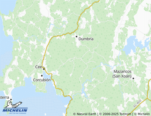 MICHELIN Buxantes (San Pedro) map - ViaMichelin