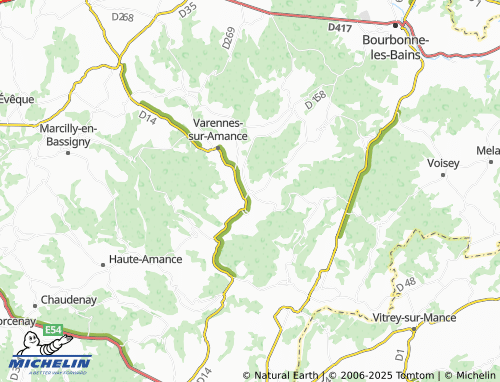 MICHELIN Chézeaux map - ViaMichelin