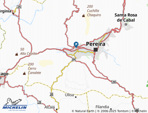 MICHELIN Altavista map - ViaMichelin