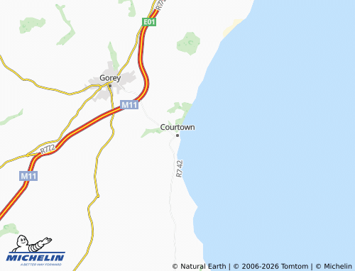 Mappa MICHELIN Courtown - ViaMichelin