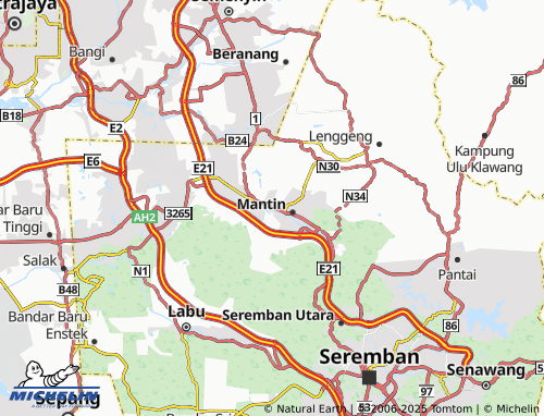 MICHELIN-Landkarte Kampung Abdullah - ViaMichelin