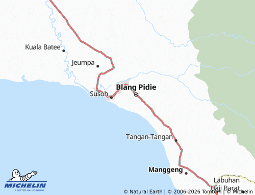 Mappa MICHELIN Blang Dalam - ViaMichelin