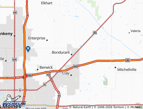 Mappa MICHELIN Bondurant - ViaMichelin
