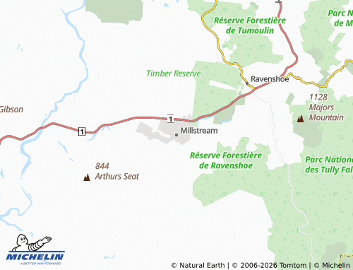 MICHELIN Millstream map - ViaMichelin