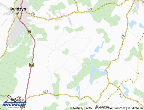 MICHELIN Wandowo map - ViaMichelin