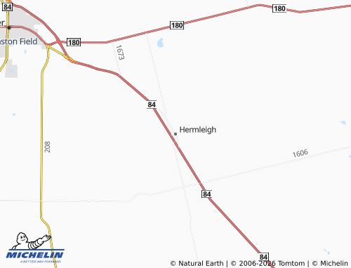 Mapa MICHELIN Hermleigh - ViaMichelin