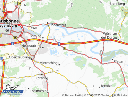 Mappa MICHELIN Wolfskofen - ViaMichelin