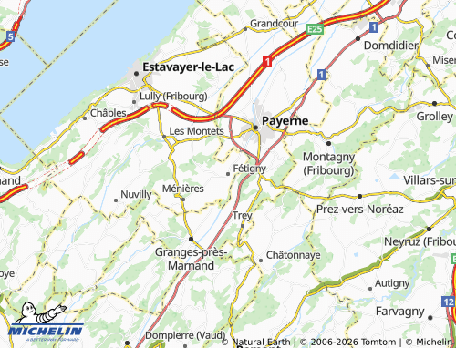 Mappa MICHELIN Fétigny - ViaMichelin