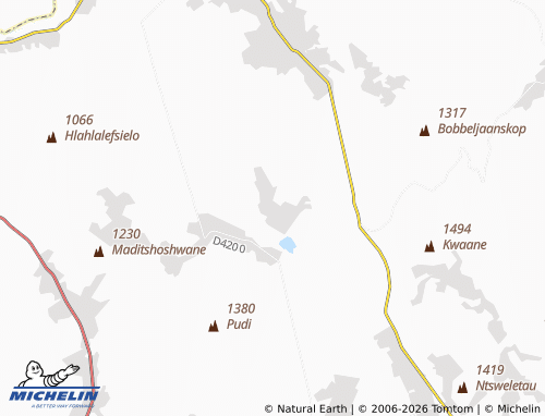 MICHELIN-Landkarte GaRadingwana - ViaMichelin