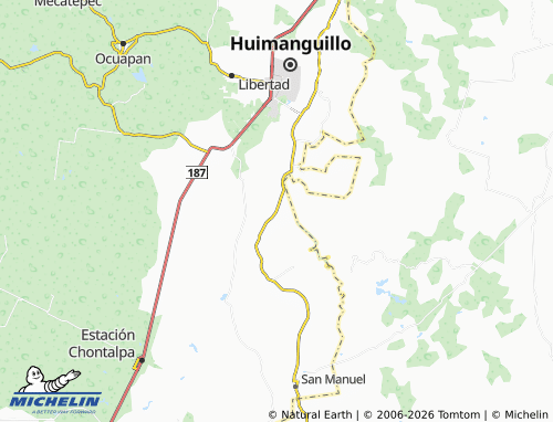 Mapa MICHELIN Paredón Primera Sección - ViaMichelin