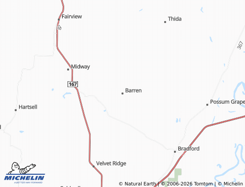 Kaart MICHELIN Barren - ViaMichelin