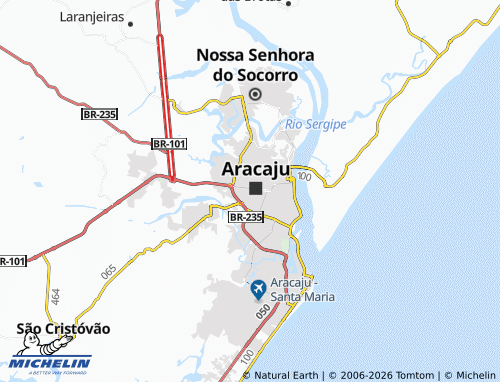 Mappa MICHELIN Novo Paraíso - ViaMichelin