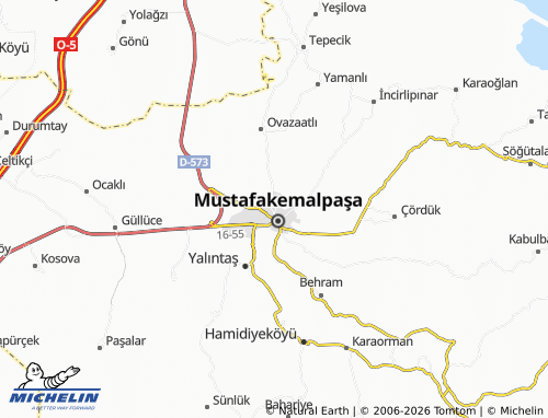 Mappa MICHELIN Şerefiye - ViaMichelin