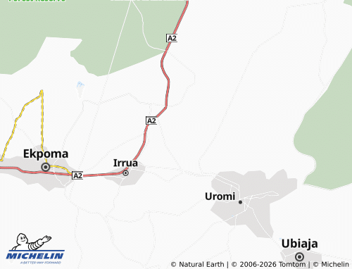 Mapa MICHELIN Udowo - ViaMichelin