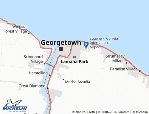 Carte MICHELIN Lamaha Park - ViaMichelin