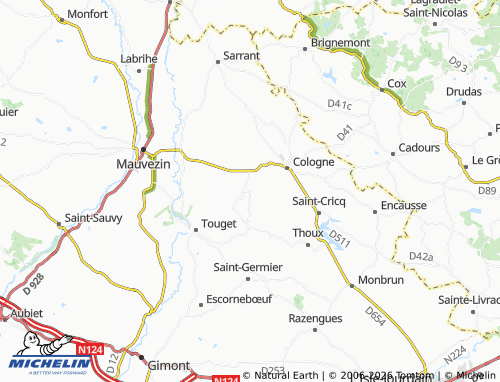 MICHELIN Sirac map - ViaMichelin