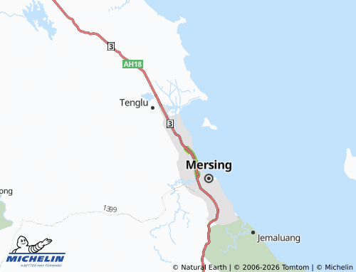 Mapa MICHELIN Kampung Sawah Datok - ViaMichelin