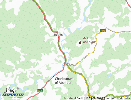 Carte MICHELIN Arndilly House - ViaMichelin