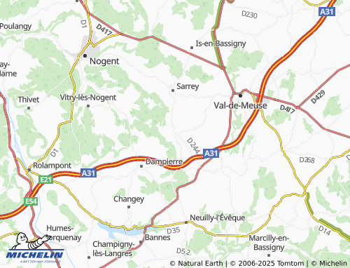 Carte MICHELIN Chauffourt - ViaMichelin