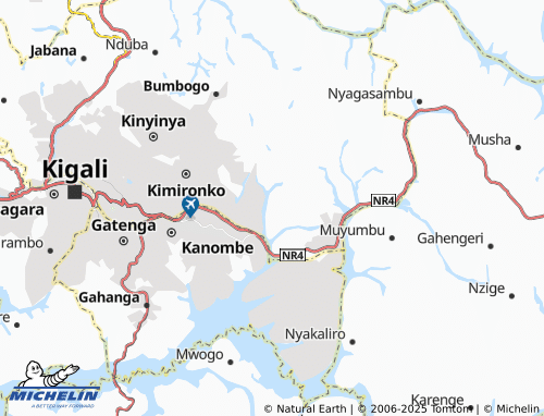 Kaart MICHELIN Cyaruzinge - ViaMichelin