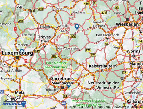 Mappa MICHELIN Birkenfeld - ViaMichelin
