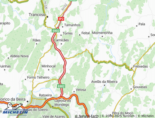 Kaart MICHELIN Maçal da Ribeira - ViaMichelin