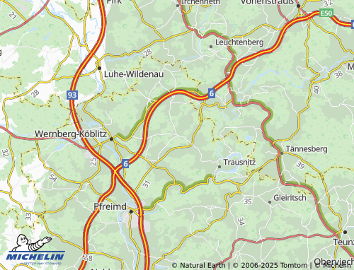 MICHELIN-Landkarte Losau - ViaMichelin