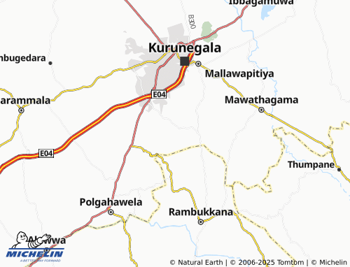 MICHELIN Mahagama2 map - ViaMichelin
