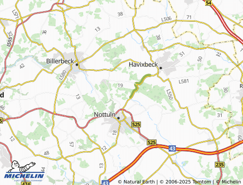 MICHELIN Uphoven map - ViaMichelin
