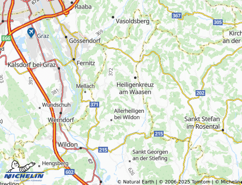 MICHELIN-Landkarte Großfelgitschberg - ViaMichelin