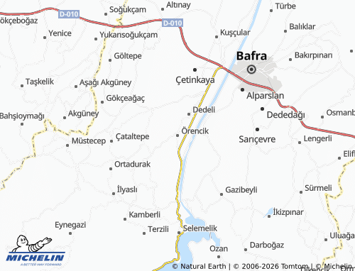MICHELIN Örencik map - ViaMichelin