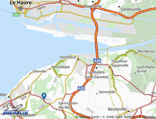 Mappa MICHELIN Honfleur - ViaMichelin