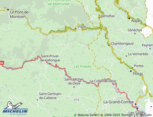 MICHELIN Pénens map - ViaMichelin