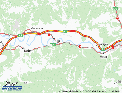 Mappa MICHELIN Săcămaș - ViaMichelin