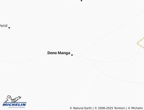 MICHELIN Dono Manga map - ViaMichelin