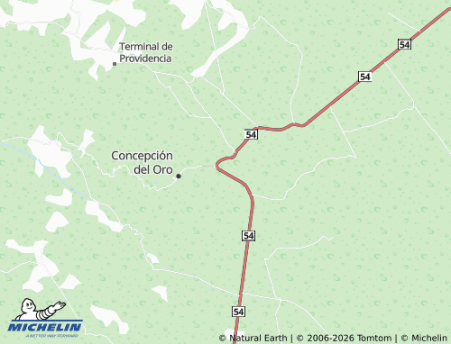 Carte MICHELIN Entronque a Concepción del Oro - ViaMichelin