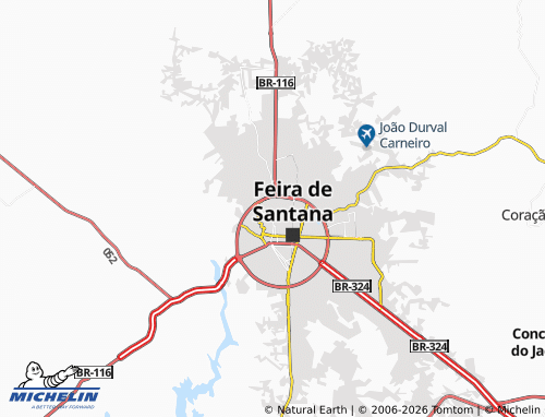 Mapa MICHELIN Baraúna - ViaMichelin