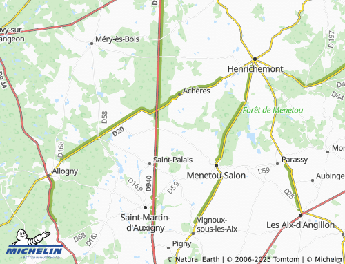 MICHELIN Bardys map - ViaMichelin