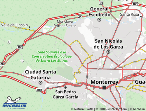 Mappa MICHELIN Valle de Infonavit Sexto Sector - ViaMichelin